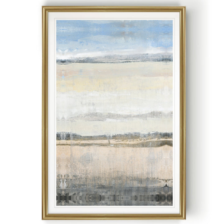 E Transitional Space I' - Print on Canvas Wade Logan® Size: 18.5" H x 24.5" W x 1.5" D Format: Gold Framed