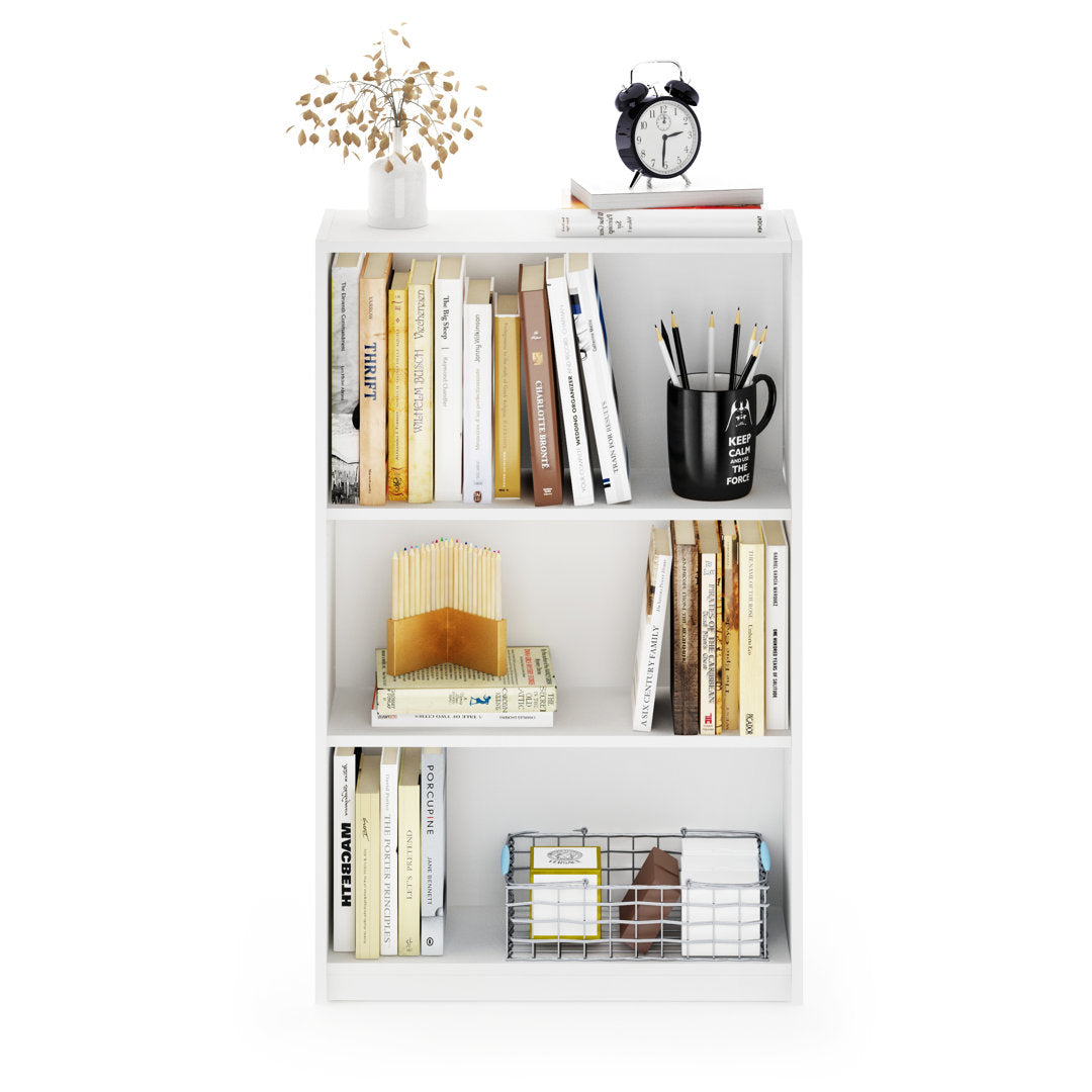 Lansing 40.3" H x 24.5"  W Standard Bookcase Ebern Designs Color: White