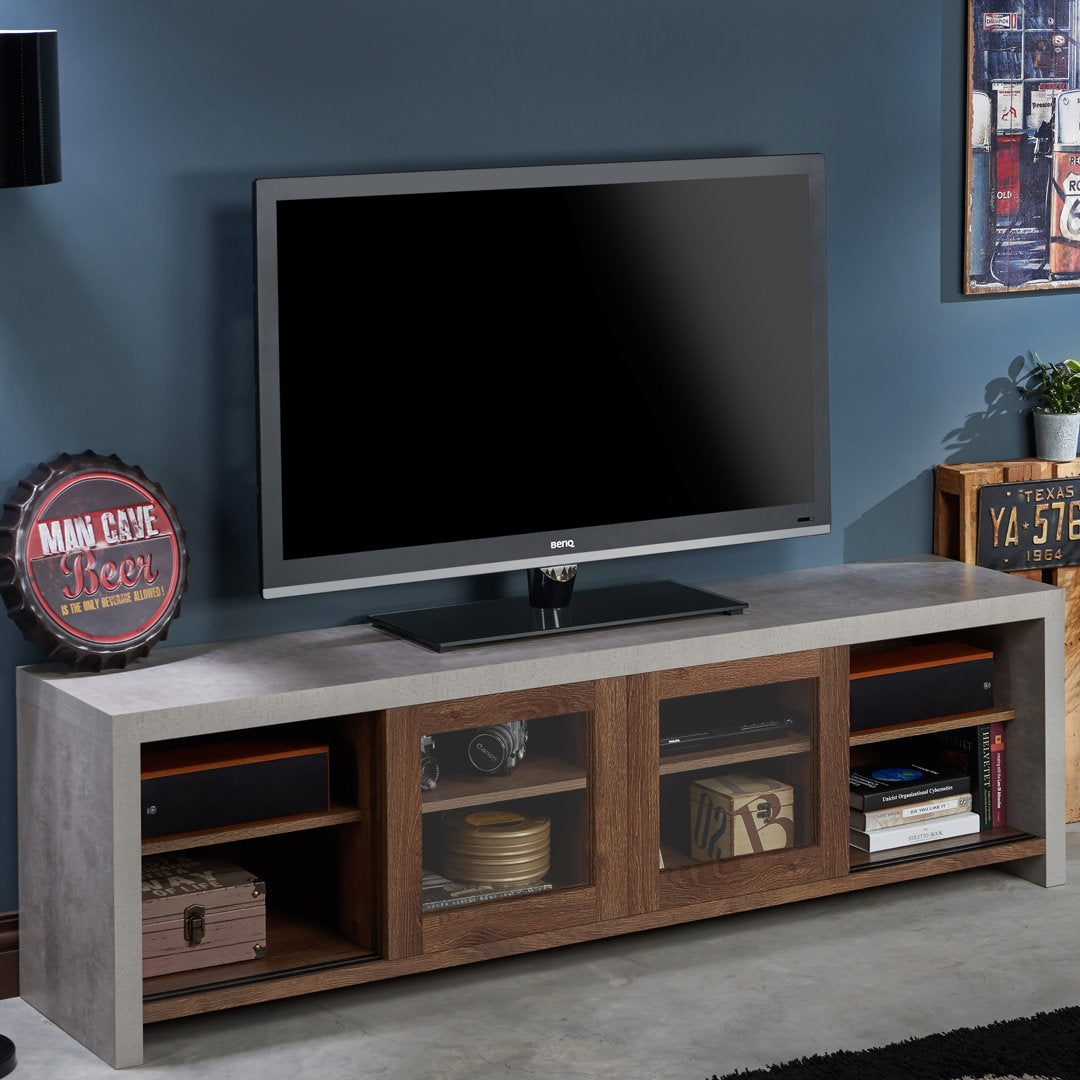 Tyree TV Stand for TVs up to 70" Mercury Row® Color: Distressed Walnut