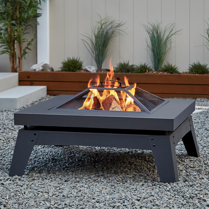 Breton Wood Burning Fire Pit by Real Flame Real Flame