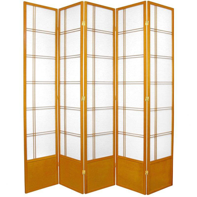 Keitez Folding Room Divider Winston Porter Color: Honey Number of Panels: 5 Panels