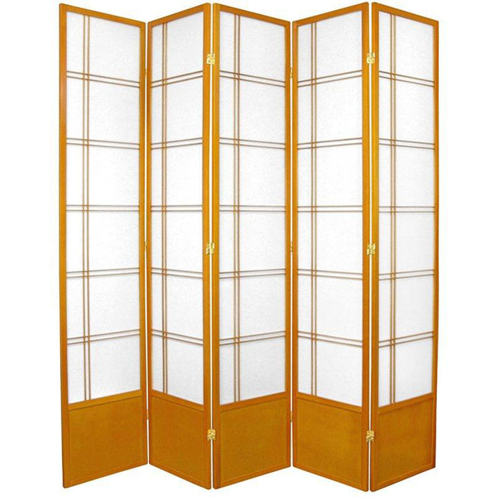 Keitez Folding Room Divider Winston Porter Color: Honey Number of Panels: 5 Panels