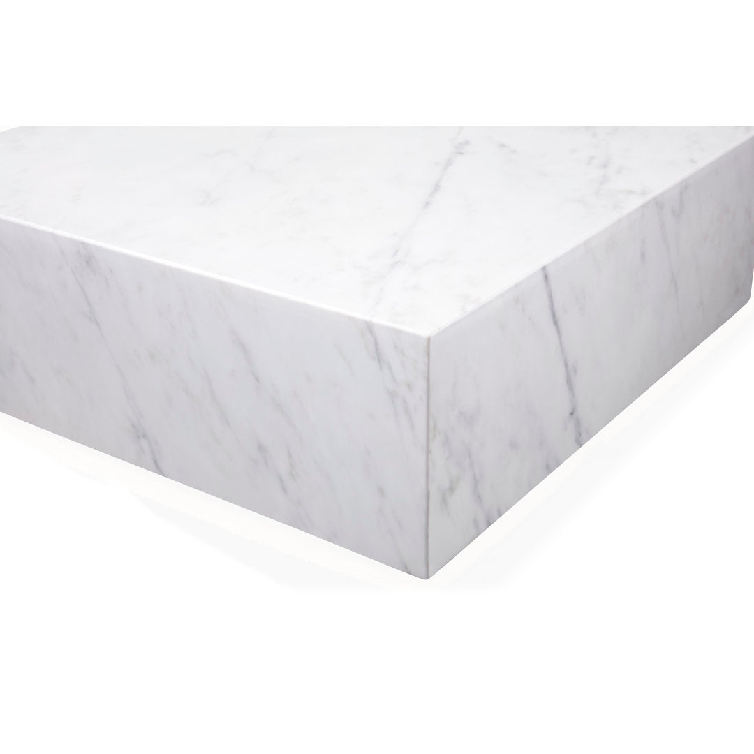Gorvel Coffee Table Latitude Run® Color: White