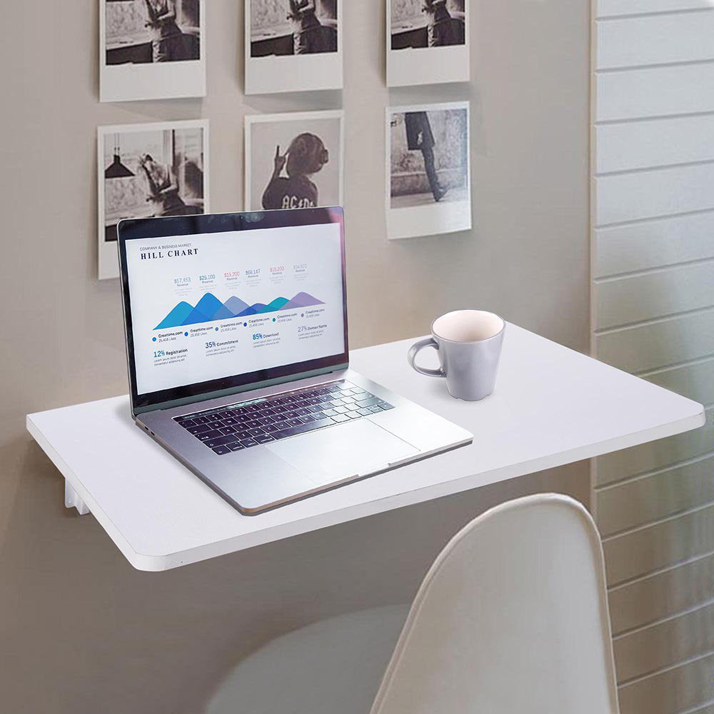Dylan-Mackie Floating Desk Latitude Run® Color: White