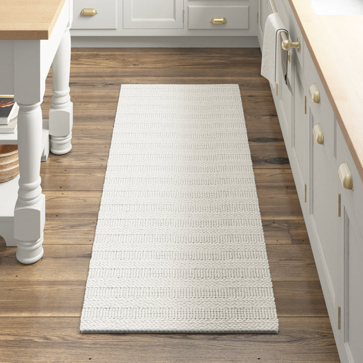 Stanwick Handmade Bleach Rug Birch Lane™ Rug Size: Runner 2'3" x 18'