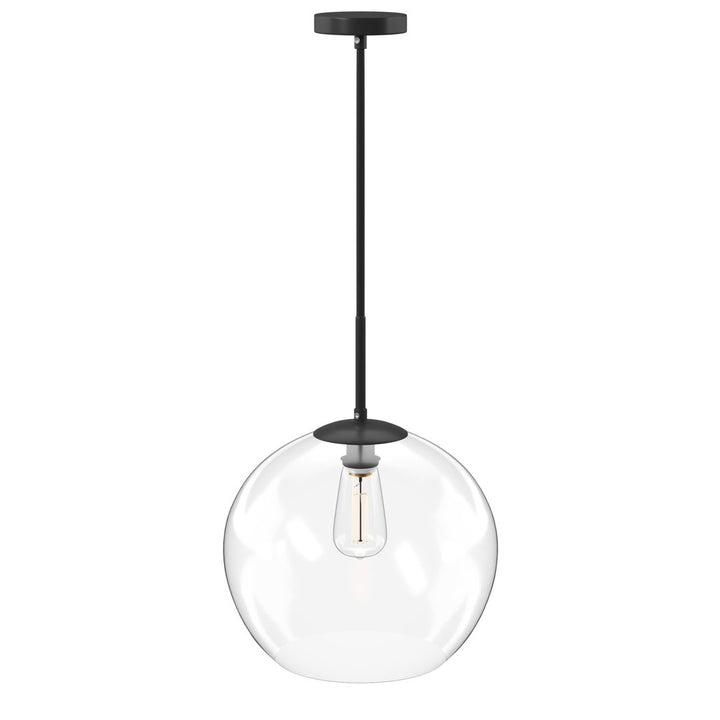 Snead 1 - Light Single Globe Pendant Mercury Row® Shade Color: Clear Size: 68" H x 7.9" W x 7.9" D Base Finish: Gold