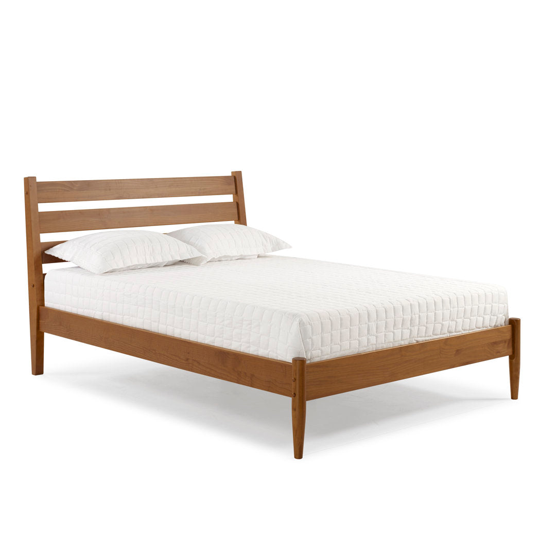 Grady Queen Size Solid Wood Bed AllModern Color: Castanho