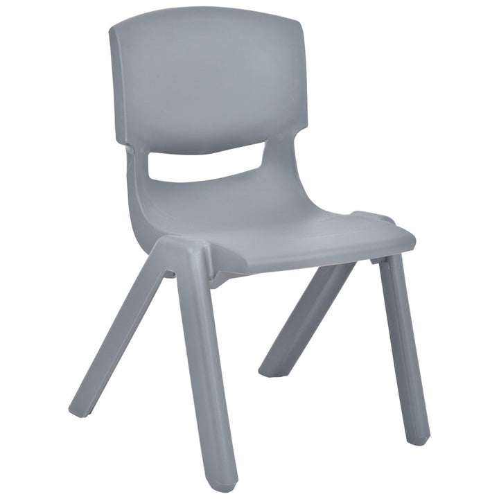 Tisbury 11" Kids Classroom Chair, Stackable Zoomie Kids Color: Dark Gray