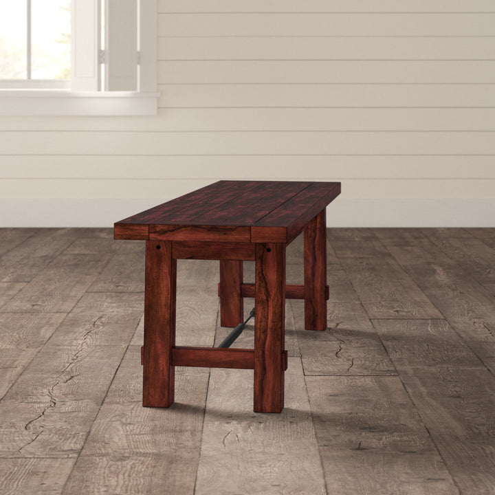 Husnayn Solid Wood Bench Union Rustic