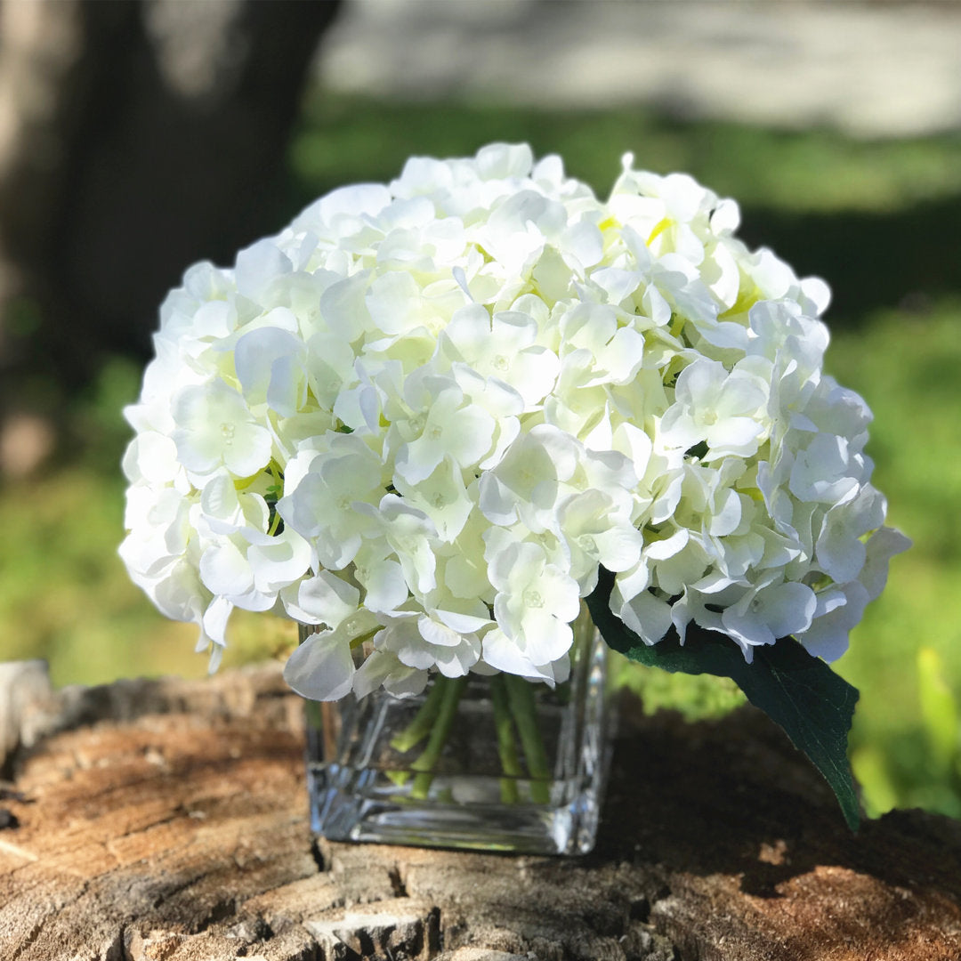 Hydrangea Floral Arrangement in Vase House of Hampton®