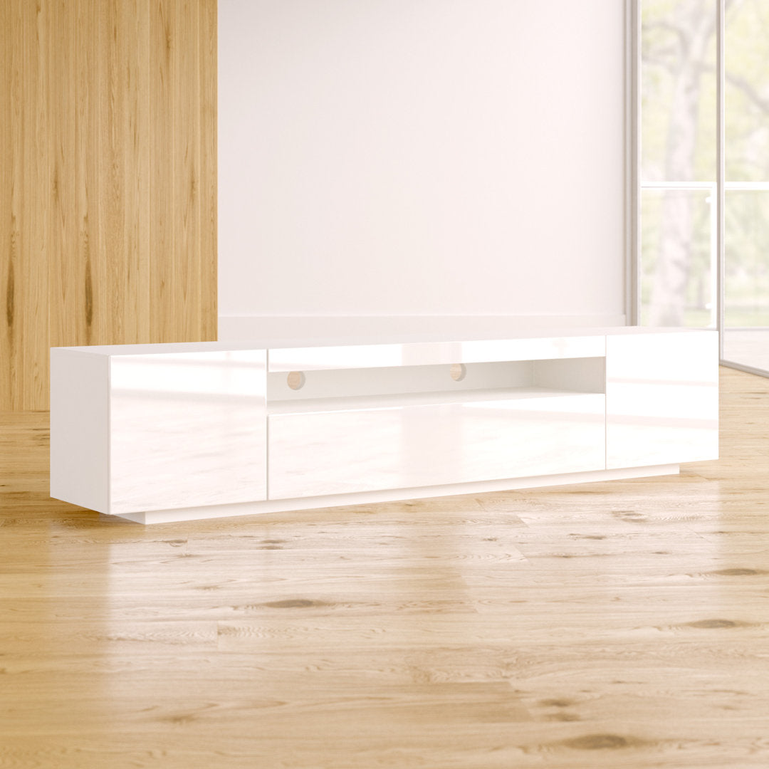 Kenyette TV Stand for TVs up to 79" Latitude Run® Color: White