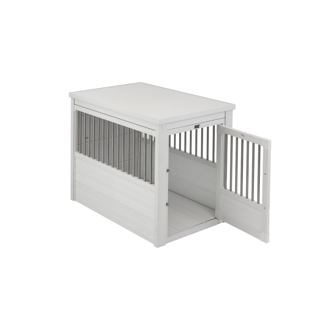 Southwick ECOFLEX® Furniture-Style Dog Crate – End Table Design Archie & Oscar™ Color: Antique White Size: Large (28" H x 24" W x 35.4" D)
