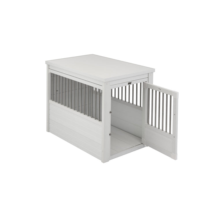Southwick ECOFLEX® Furniture-Style Dog Crate – End Table Design Archie & Oscar™ Color: Antique White Size: Large (28" H x 24" W x 35.4" D)