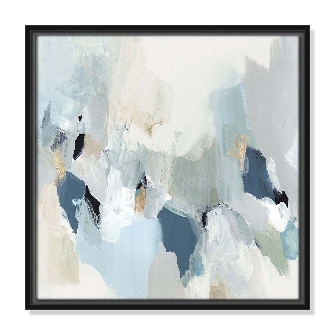 Little Talks II by Isabelle Z - Picture Frame Print on Canvas Casa Fine Arts Size: 17.5" H x 17.5" W x 2" D Format: Black Framed Canvas