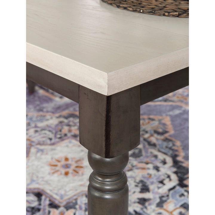 Io 60" Two Tone Solid Wood Farmhouse Dining Table Laurel Foundry Modern Farmhouse® Color: Smokey White Top/Gray Base