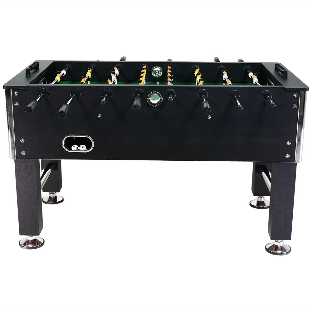 Agosto 55'' 2-Player Indoor Foosball Table with 2 Drink Holders, Black Wade Logan®