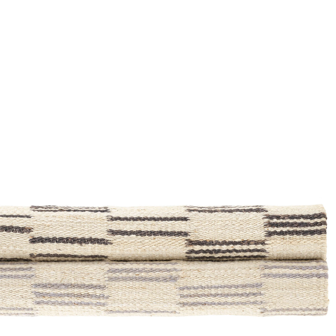 Leni Pewter Blue Handwoven Jute Rug Dash and Albert Rugs Rug Size: Rectangle 5' x 8'