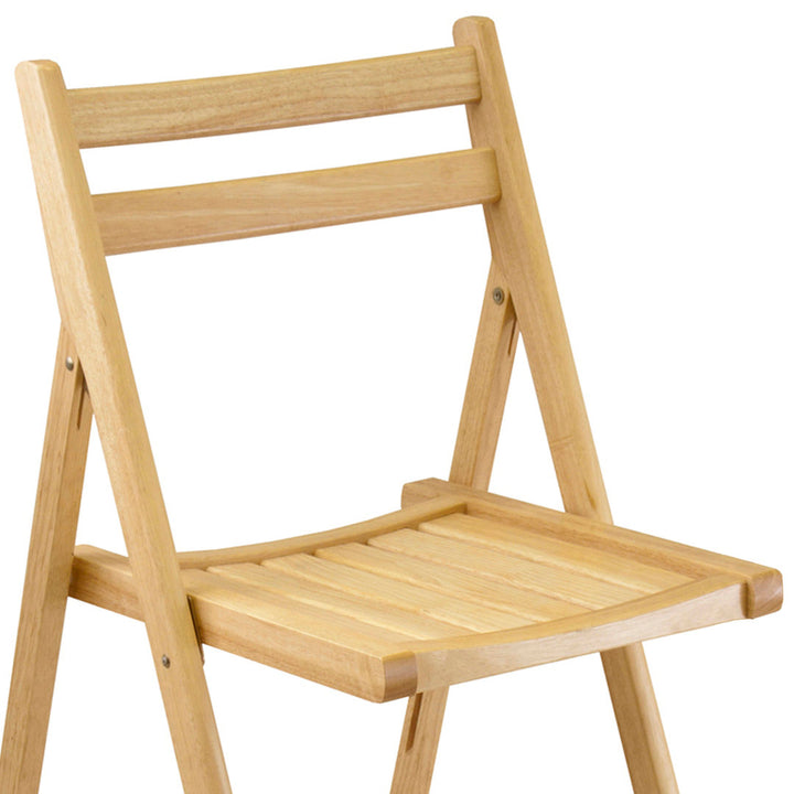 Wood Folding Chair (Set of 4) Winsome