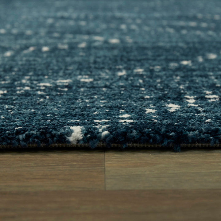 Beveridge Geometric Dark Blue Area Rug Mercury Row® Rug Size: Rectangle 7'10" x 10'