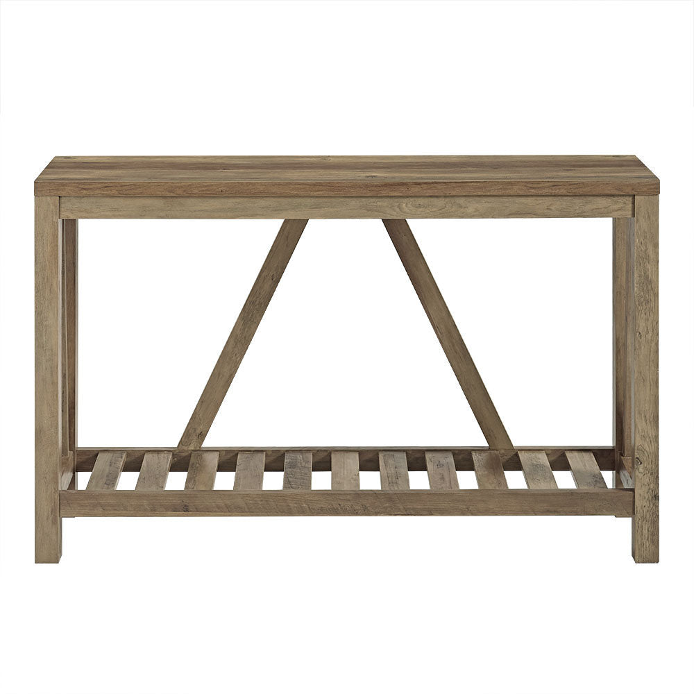 Rakira Modern Farmhouse Console Table Red Barrel Studio® Color: Rustic Oak