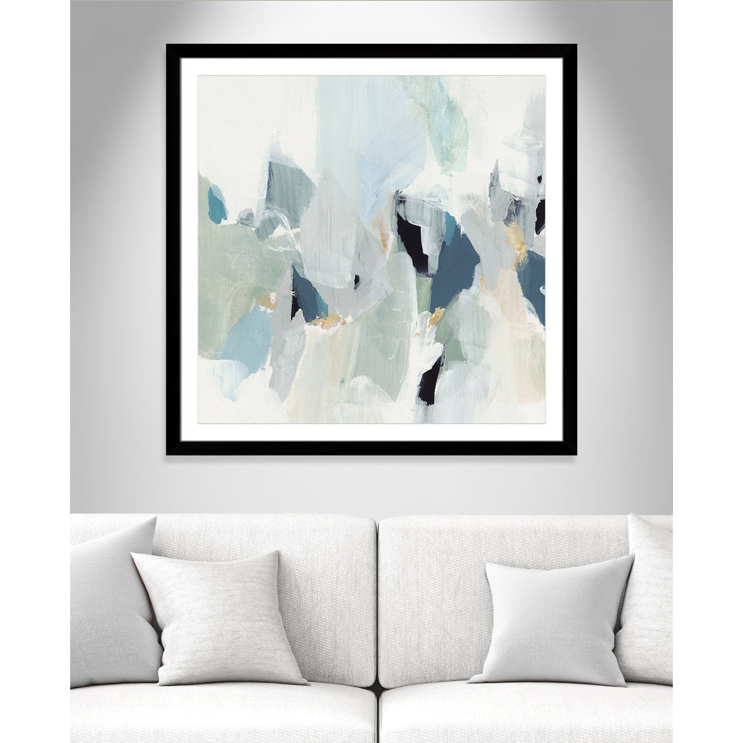 Little Talks II by Isabelle Z - Picture Frame Print on Canvas Casa Fine Arts Size: 42.5" H x 42.5" W x 1.25" D Format: Black Picture Framed Paper