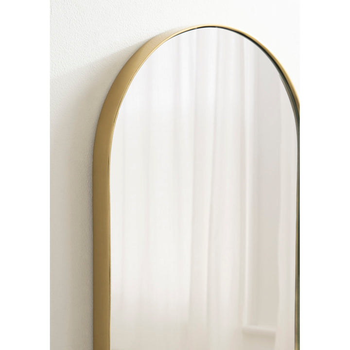 Cielo with Shelves Wall Mirror Joss & Main Size: 20" x 12" Finish: Gold/White
