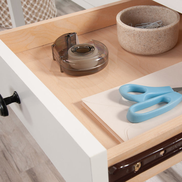 Willams Desk Laurel Foundry Modern Farmhouse® Color: Soft White