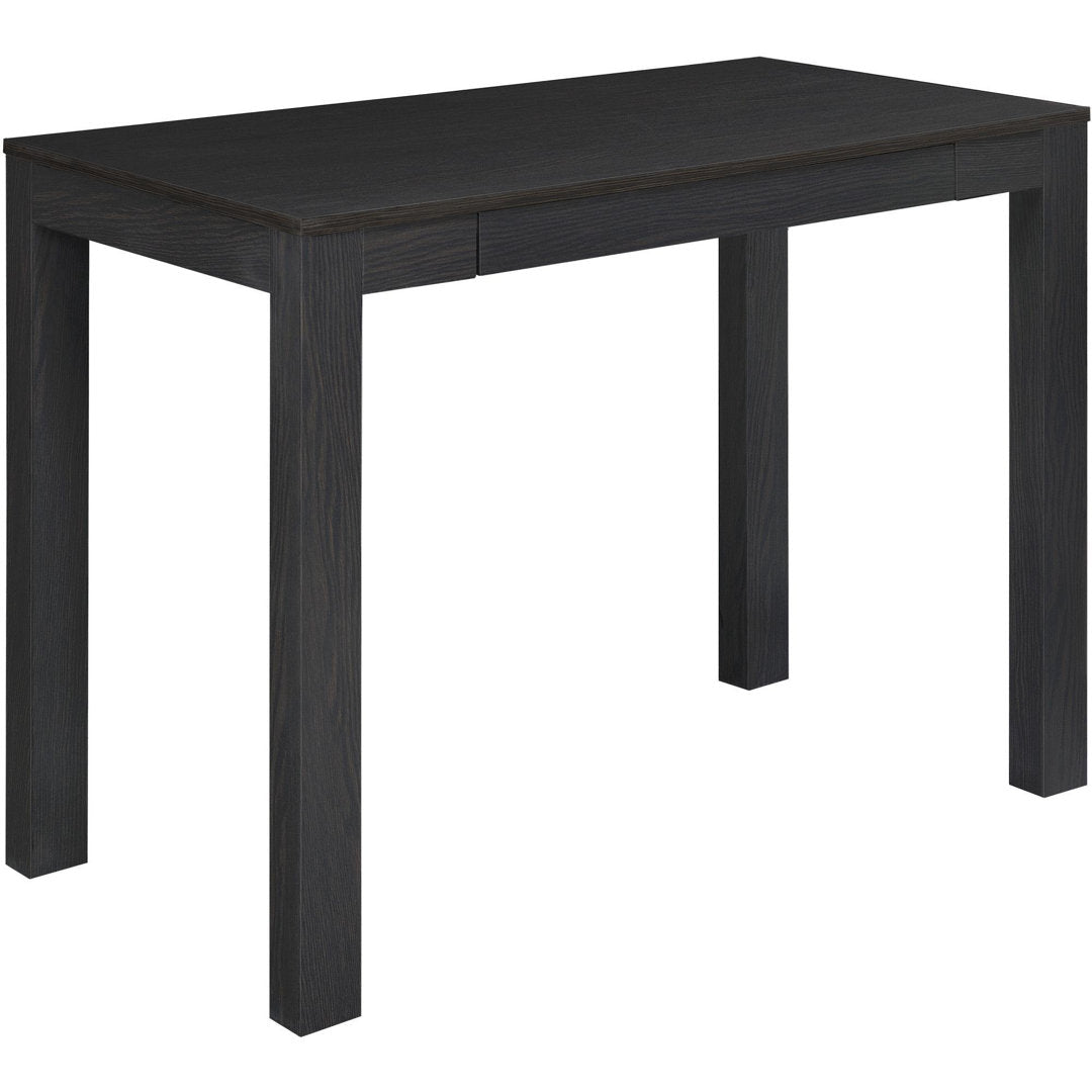 Genthner Writing Desk with Drawer Zipcode Design™ Color (Top/Frame): Black/Black