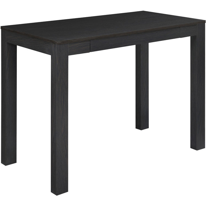 Genthner Writing Desk with Drawer Zipcode Design™ Color (Top/Frame): Black/Black