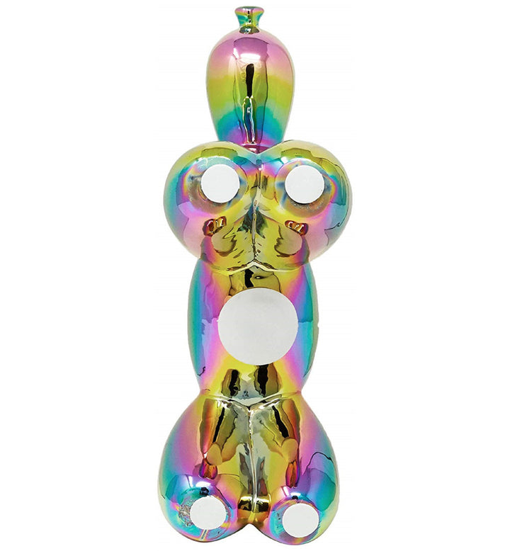 Porum Interior Illusions Plus Ceramic Dog Piggy Bank Wrought Studio™ Color: Iridescent Size: 12" H x 4" W x 12" D