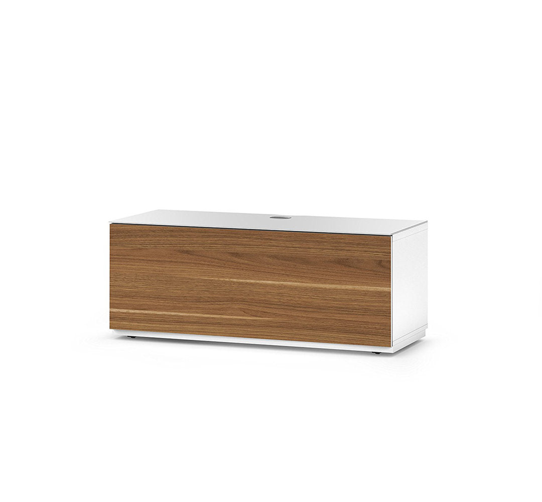Langella TV Stand for TVs up to 65" Orren Ellis Color: Walnut/White
