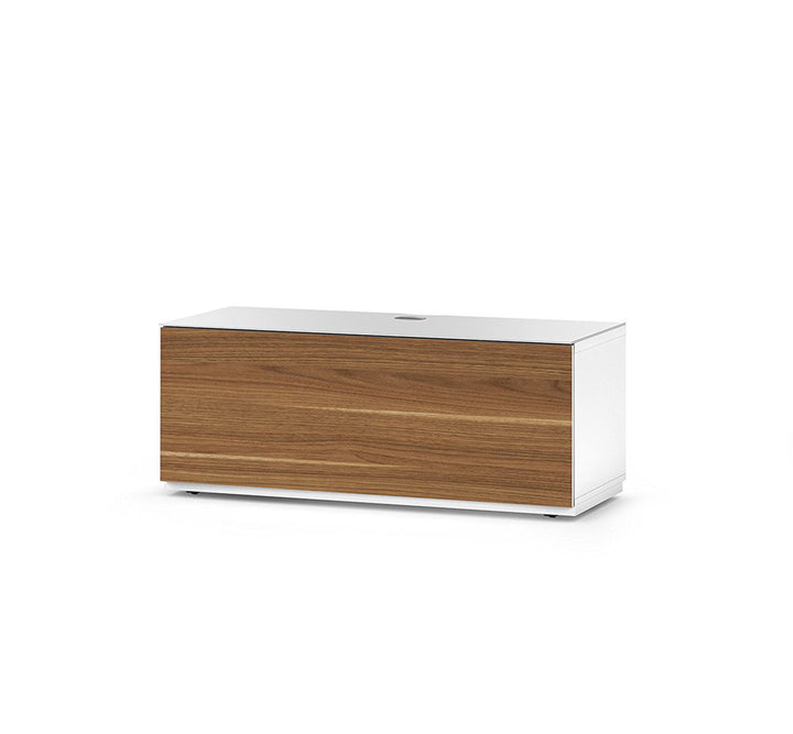Langella TV Stand for TVs up to 65" Orren Ellis Color: Walnut/White
