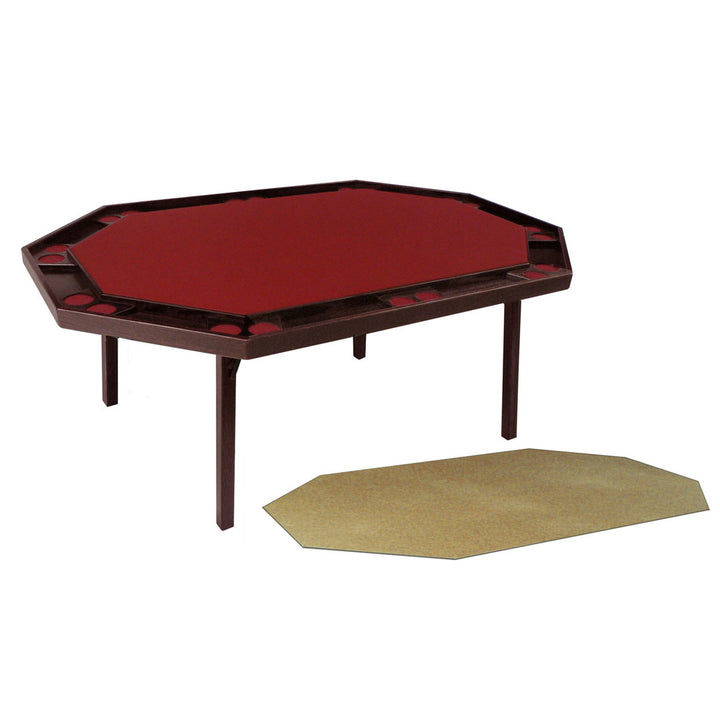 2000 Piece 72" Maple Deluxe Puzzle Table Kestell Furniture Color: Burgundy Felt Finish: Natural