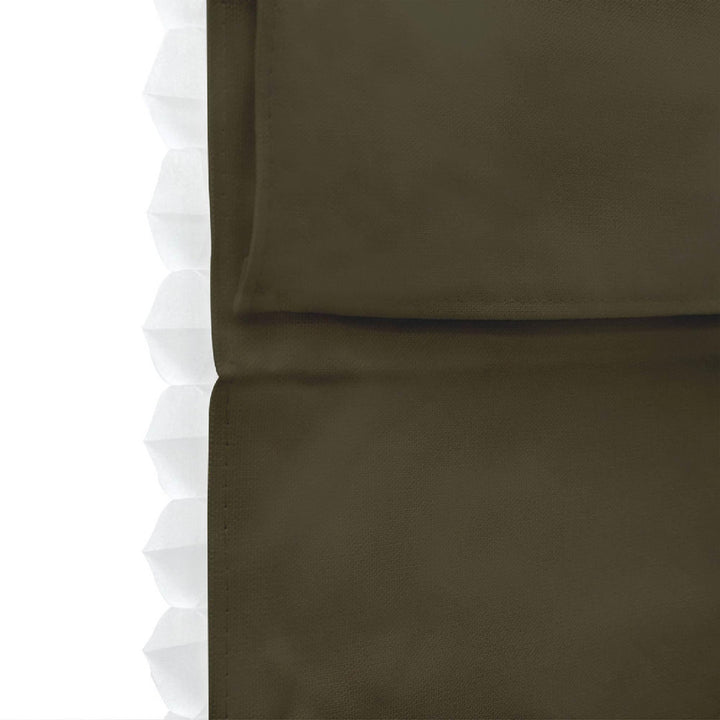 Cordless Blackout 100% Cotton Roman Shade with Cellular Shade Backing Symple Stuff Size: 70"W x 72"L Finish: Chocolate Brown