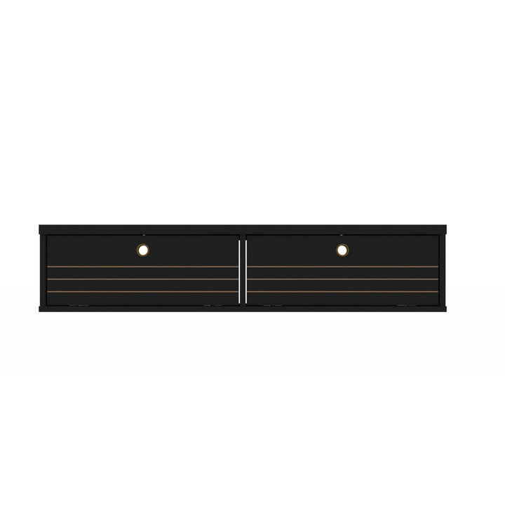 Darryl Floating TV Stand for TVs up to 48" Zipcode Design™ Color: Black