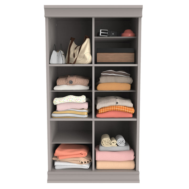 Modular Storage 68.76" W - 78" W Closet System ClosetMaid Finish: Taupe