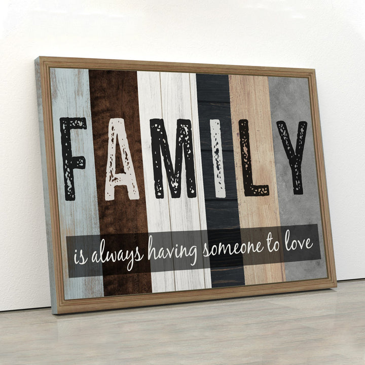 Family - Having Someone To Love Gallery Wrapped Canvas Trinx Size: 11" H x 14" W x 2" D
