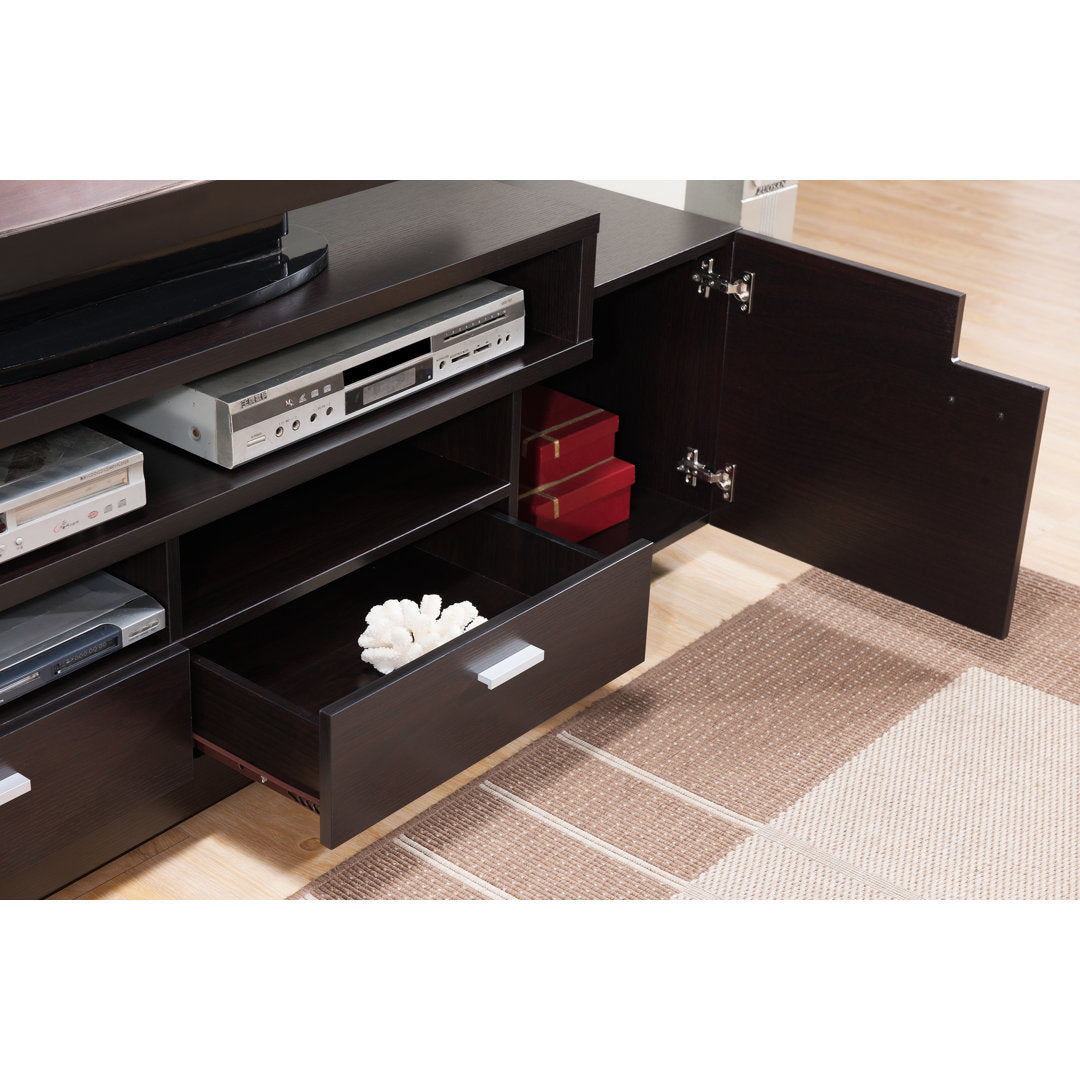 Aston TV Stand for TVs up to 43" Wade Logan® Color: Cappuccino