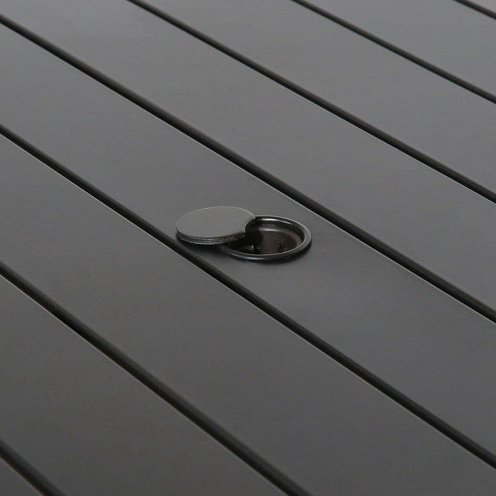 Alphild Metal Dining Table Lark Manor™