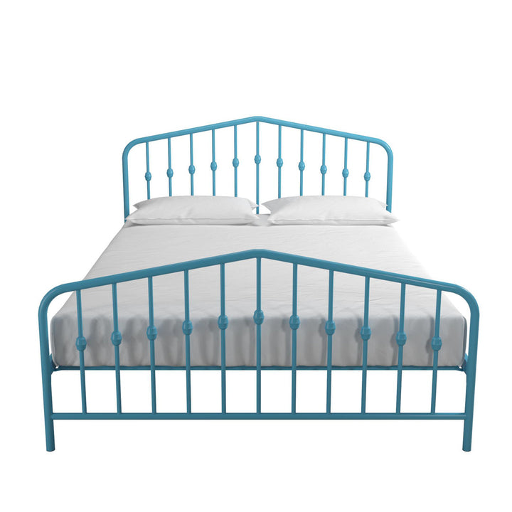 Bushwick Metal Platform Bed Novogratz Color: Sea Blue Size: Queen