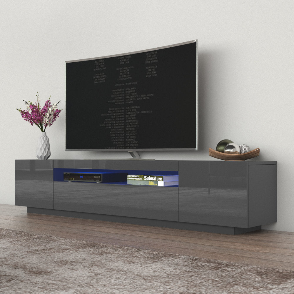 Kenyette TV Stand for TVs up to 79" Latitude Run® Color: Dark Gray