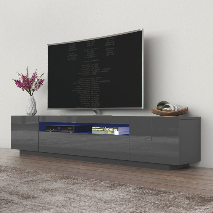 Kenyette TV Stand for TVs up to 79" Latitude Run® Color: Dark Gray