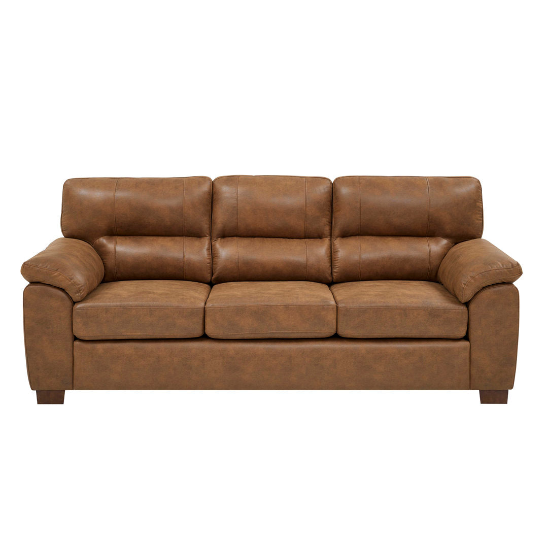 81'' Wide Rolled Arm Sofa Latitude Run® Upholstery Color: Light Brown