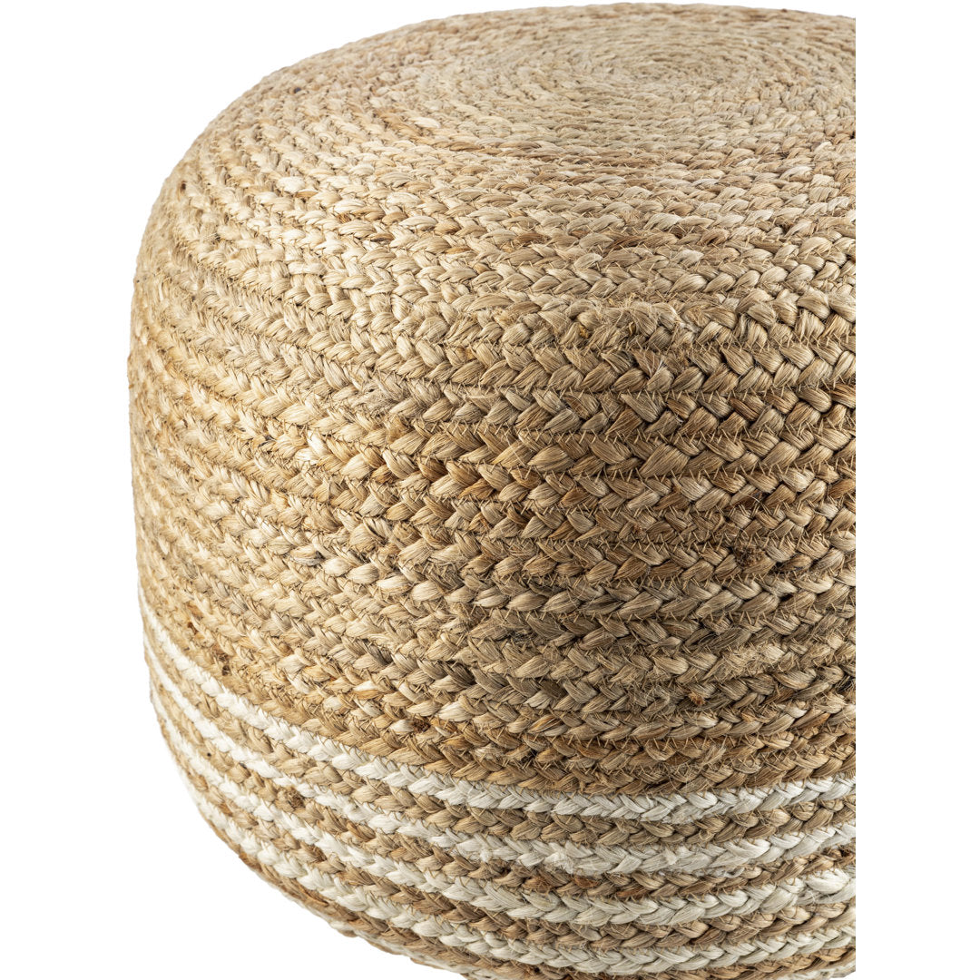 Aires 18" Wide Round Pouf Ottoman Birch Lane™