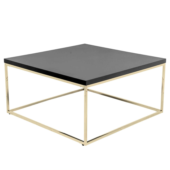 Adilson Coffee Table Wade Logan® Color: Black/Gold