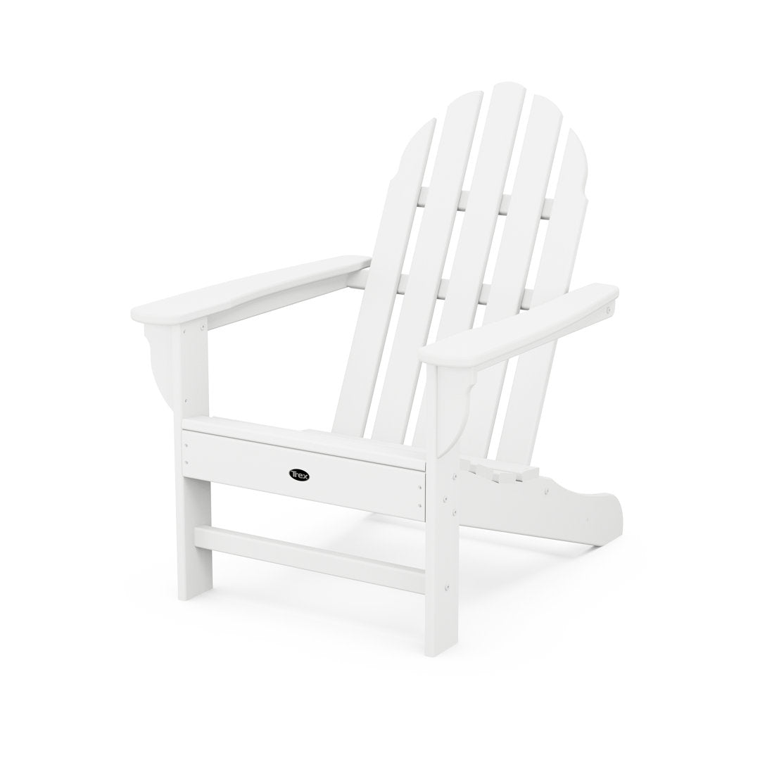 Cape Cod Adirondack Chair Trex Outdoor Color: Classic White
