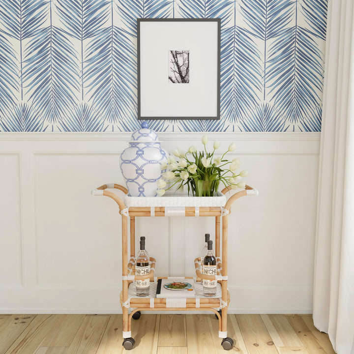 Domenica Bar Cart Joss & Main Top Color: White