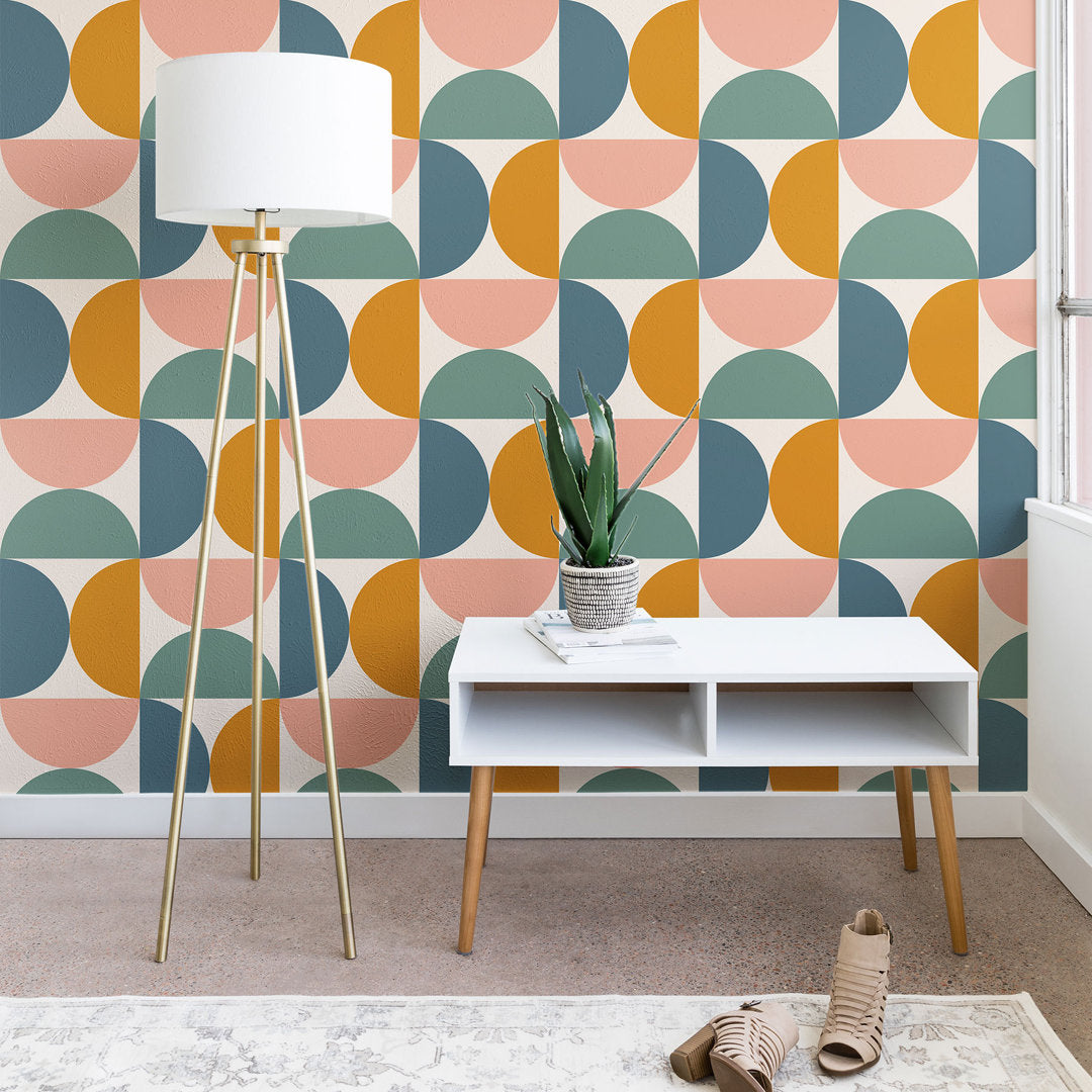 Hansueli Bold Minimalism XXII 10' L x 24'' W Paintable Peel and Stick Wallpaper Panel Corrigan Studio®