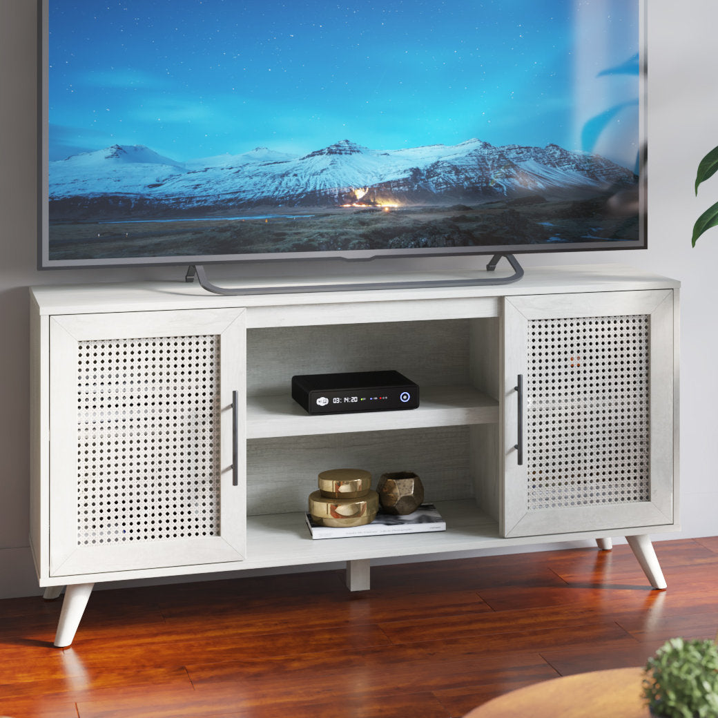 Casspi TV Stand for TVs up to 65" Sand & Stable™ Color: Fairfax Oak