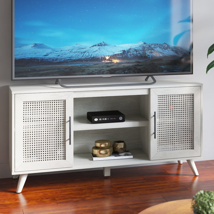 Casspi TV Stand for TVs up to 65" Sand & Stable™ Color: Fairfax Oak